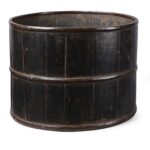 Iron Bound Chinese Dou Rice Measure - Ca 1910