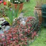 Green Wire Garden Border Fencing Flexible Edging 25cm x 10m