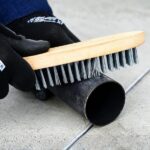 Heavy Duty Brass Wire Brush for Rust & Paint Removal