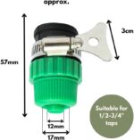 Universal Kitchen Tap Hose Connector Rubber Mixer Tap Adaptor - Image 2