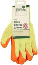 Strong Durable Latex Leather Work Gloves Large - Image 3