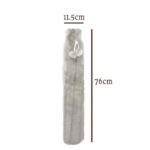 Extra Long Hot Water Bottle with Faux Fur Cover - GREY - Image 2
