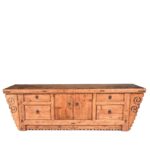 Low Chinese Kang Cabinet From Gansu - 19thC