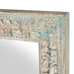 Carved Mango Wood Mirror - Image 9