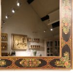 Hand Painted Mirror Frame from Rajasthan - Image 2