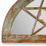 Old Teak Fanlight Mirror - 19thC - Image 2