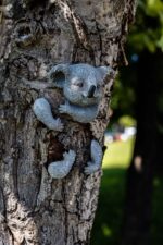 Peeking Koala Tree Hugger Resin Garden Ornament Outdoor Decoration - Image 4