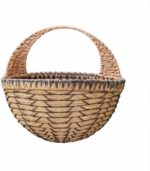 40cm Faux Rattan Wall Hanging Basket Planter with Liner - Image 7