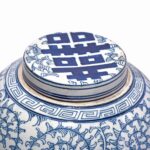 Blue & White Porcelain Ginger Jar - Double Happiness Design - Image 3