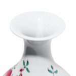 Porcelain Yuhuchunping Vase - Five Peach Design - Image 2