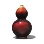 Sang De Boeuf Double Gourd Porcelain Vase