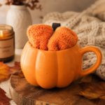 Pumpkin Shaped Mug and Socks Set - Image 9
