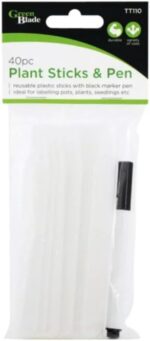 40 Pack Reusable Plant Labels with Waterproof Marker Pen - Image 2