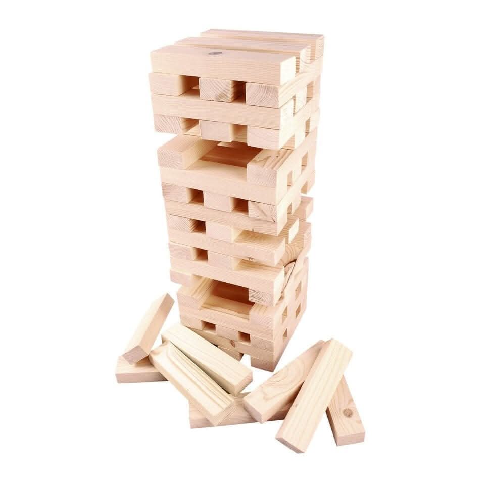 s-l960-1 Giant Wooden Blocks Indoor Or Outdoor Game (JENGA) - Image 1