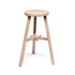 Bleached Elm Bar Stool