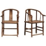 Rustic Horseshoe Armchair - Willow And Elm - 19thC