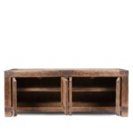 Iron Bound 4 Door Long Sideboard From Mongolia - 19thC - Image 2