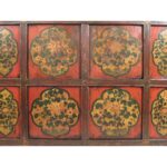 Tibetan Altar Cabinet with Original Painting - 19thC - Image 5