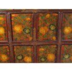 Tibetan Altar Cabinet With Original Painting - circa 1920 - Image 2