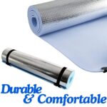 Single Waterproof Roll Up Foam Camping Mat with Carry Straps - Image 8