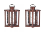 Firefly Effect Solar Garden Lanterns Pack of 2 Waterproof LEDs - Image 2