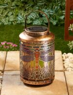 Dragonfly Solar Hanging Lantern with LED Garden Light - Image 7