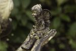 Sitting Girl with Fairy Resin Garden Statue Stone Effect 23cm - Image 2