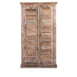 Louvre Door Cabinet Made From Reclaimed Wood