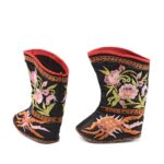 Embroidered Childs Boots from North China - Ca 50 yrs old - Image 6