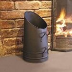 Tall Black Vintage Style Large Coal Scuttle