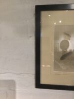 Framed Japanese Watercolour of Swimming Carp - 19thC - Image 3