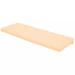 Cream Waterproof Garden Bench Cushion Outdoor Seat Pad 108cm - Image 5