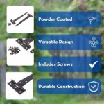 12 Inch Garden Gate Hinges Heavy Duty T Hinges 2 Pack - Image 5