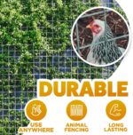 13mm Galvanised Welded Wire Mesh Roll 4m x 0.9m Garden Netting - Image 4