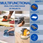 Sanding Discs 150mm 50 Pack Hook and Loop Mixed Grit - Image 7
